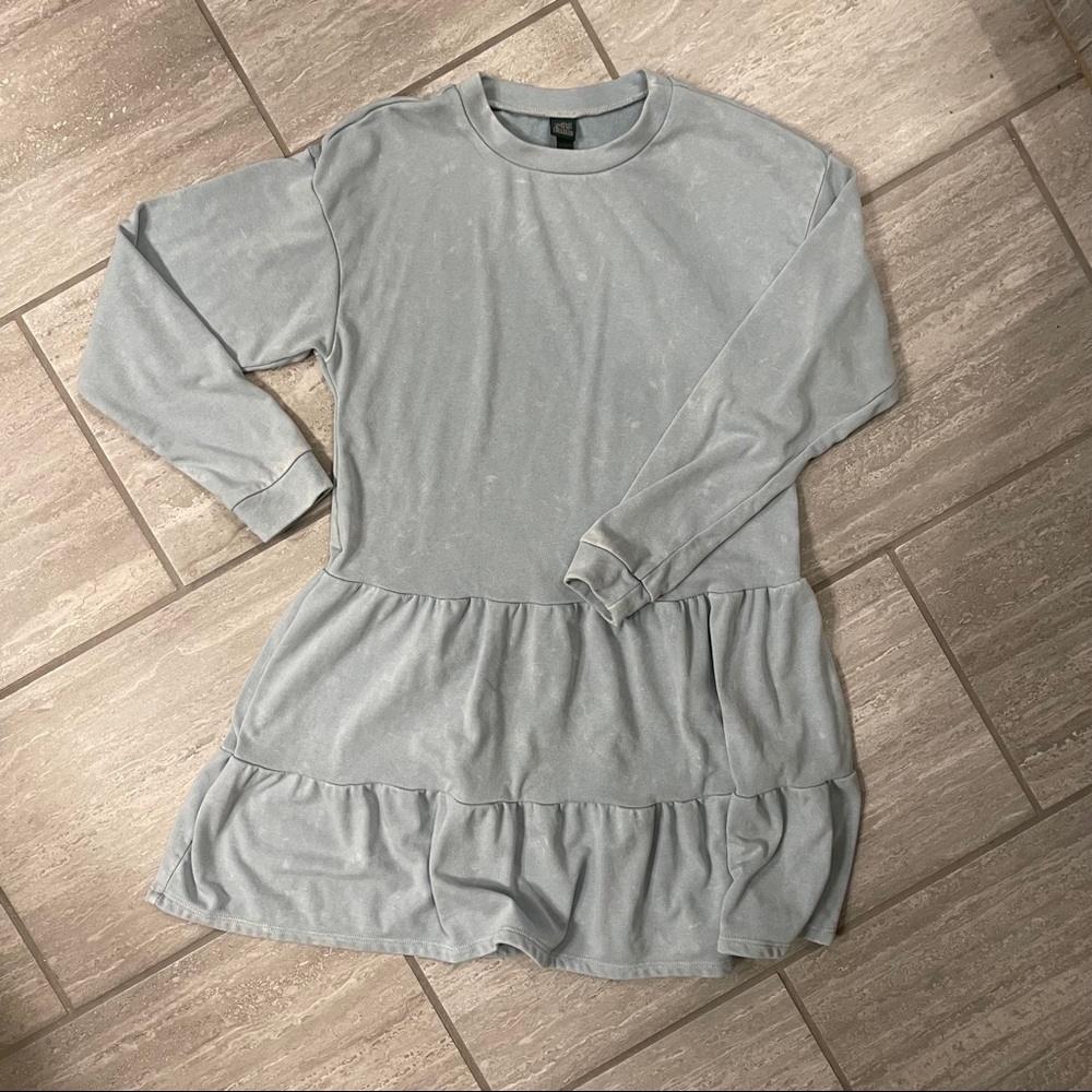 Blue Drop-waist dress